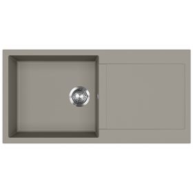 EVIDO Cubo XL 6S granit chiuvetă, 1000 x 500 mm, platina