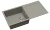 EVIDO Cubo XL 6S chiuvetă din granit, 1000 x 500 mm, platină
