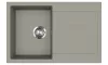 EVIDO Cubo 45S gránit mosogató, 780 x 500 mm, platina