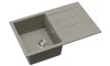 EVIDO Cubo 45S granit chiuvetă, 780 x 500 mm, platina