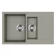 EVIDO Cubo 6S compact chiuvetă din granit 800x500 platină