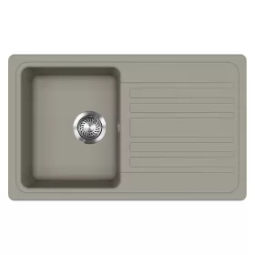 EVIDO Home 45S chiuvetă din granit, 765 x 460mm, platină