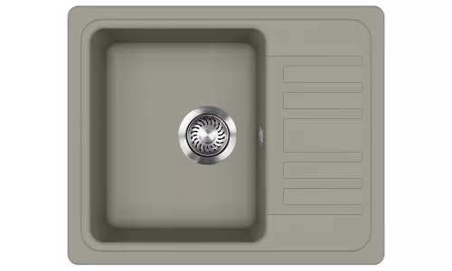 EVIDO Home 45S compact granit chiuvetă 575x460 mm platina