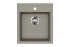 EVIDO Easy 45 granit chiuvetă, 460 x 515 mm, platina