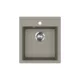 EVIDO Easy 45 granit chiuvetă, 460 x 515 mm, platina