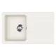 EVIDO HOME 45 S gránit mosogató, 765 x 460 mm, fehér