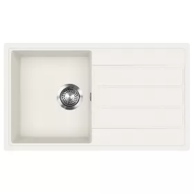 EVIDO EASY 45 S gránit mosogató, 760 x 440 mm, fehér