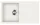 EVIDO EASY 45 S gránit mosogató, 760 x 440 mm, fehér