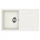 EVIDO EASY 45 S gránit mosogató, 760 x 440 mm, fehér