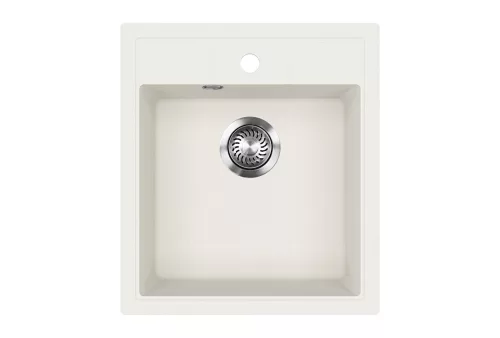 EVIDO EASY 45 gránit mosogató, 460 x 515 mm, fehér