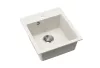 EVIDO EASY 45 gránit mosogató, 460 x 515 mm, fehér