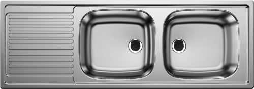 BLANCO TOP EZS 12X4-2 chiuvetă inox, pivotantă, cu garnitură scurgere