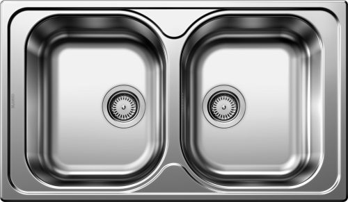 BLANCO TIPO 8 inox natúr pivotantă, fără excenter