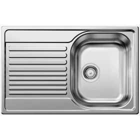   BLANCO TIPO 45 S compact, chiuvetă, natur oțel inoxidabil fără ventil excentric