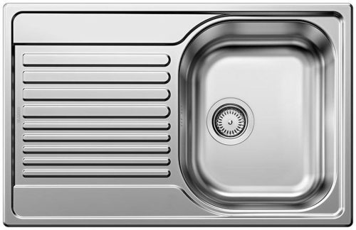 BLANCO TIPO 45 S Compact inox natúr, fără excenter
