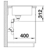 BLANCO SUBLINE 500-F antracit exc.n.