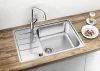 BLANCO LEMIS XL 6S-IF Compact cu 2 găuri robinet, cu excenter