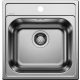 BLANCO DANA 45 inox natúr, fără excenter