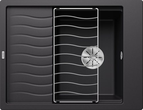 BLANCO ELON 45 S negru fără excenterInFino