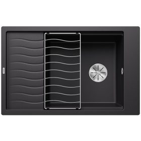 BLANCO ELON XL 6 S negru fără excenterInFino