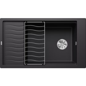 BLANCO ELON XL 8 S negru fără excenterInFino