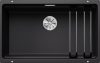 BLANCO ETAGON 700-U negru cu scurgere, fără excenter