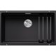 BLANCO ETAGON 700-U negru cu scurgere, fără excenter