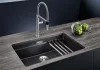 BLANCO ETAGON 700-U negru t. exc n chiuvetă din granit