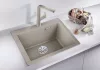 BLANCO PLEON 5 negru chiuvetă din inox