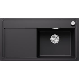 BLANCO ZENAR 5S-F negru dreapta fără scurgere