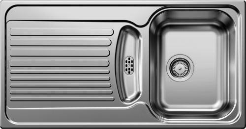 BLANCO TIPO 5 S inox natúr, cu excenter