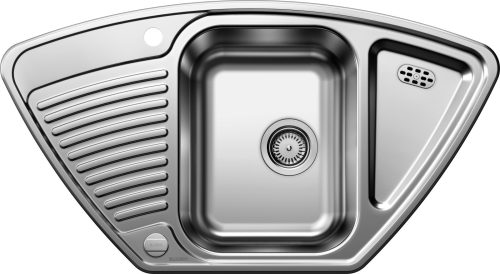 BLANCO TIPO 9E inox natúr, cu excenter