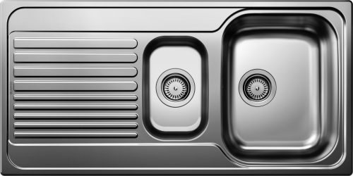 BLANCO TIPO II 6S inox natúr, fără excenter