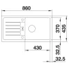 BLANCO FAVUM XL 6 S alb crem
