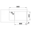 BLANCO FAVUM XL 6 S alb crem