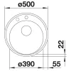 BLANCO RIONA 45 gri vulcanic