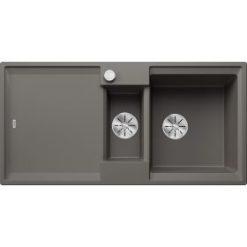 BLANCO ADIRA 6S gri vulcan cu scurgere și excenter