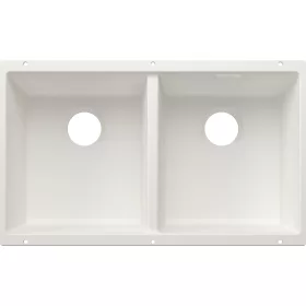 BLANCO SUBLINE 350/350-U fehér lefolyó nélk.