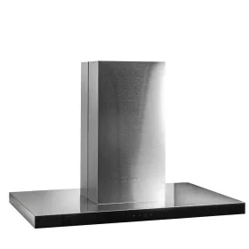   Davoline SQUARE sziget 90 cm hotă tip insulă, 90 cm, cu panou frontal din sticlă neagră