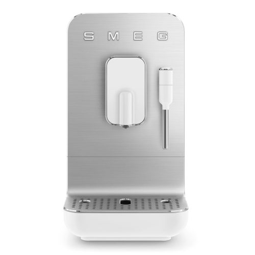 SMEG AUTOMATA KÁVÉFŐZŐ, Collezione design, tejhabosító funkció, matt fehér