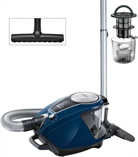 Bosch BGS7RCL Serie 8 Porzsák nélküli porszívó ProSilence Kék