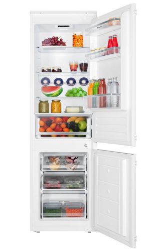 Amica BK3265.4UiAA Beépíthető kombinált alulfagyasztós hűtőszekrény | No Frost | 176,9 cm magas