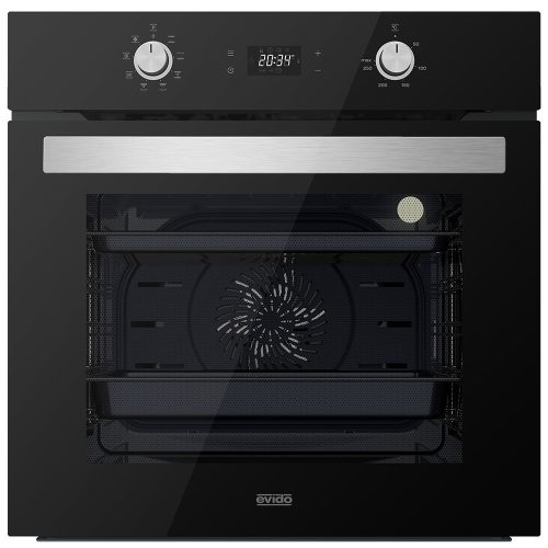 EVIDO LEVEL 60B beépíthető sütő, multifunkciós, 60 cm, fekete