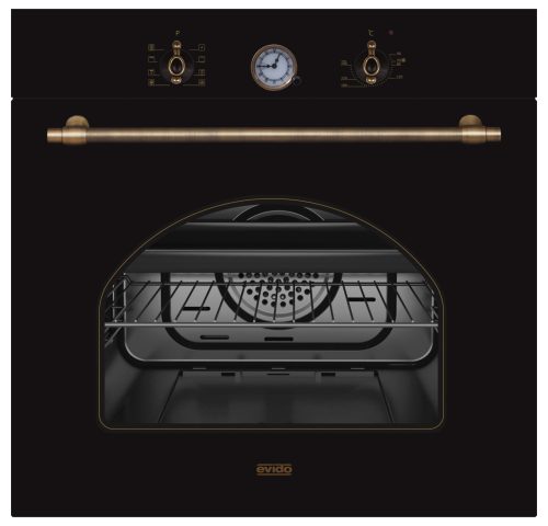 EVIDO RUSTIC-O 6AA multifunkciós sütő,analóg,antracit/bronz