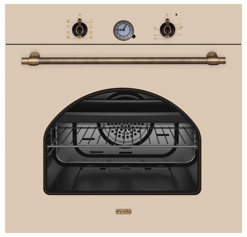 EVIDO RUSTIC-O 6AC multifunkciós sütő,analóg,bézs/bronz