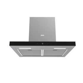   Evido LINE 60B T-shape hotă de perete tip șemineu, 60 cm, sticlă neagră