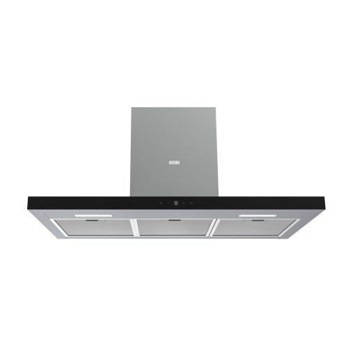 EVIDO LINE 90B T-shape fali páraelszívó, 90 cm, inox/fekete üveg, érintőszenzor