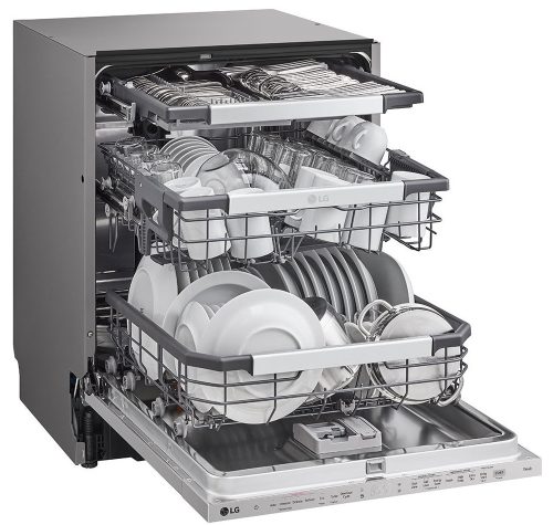 LG DB475TXS Teljesen beépíthető mosogatógép | 60 cm