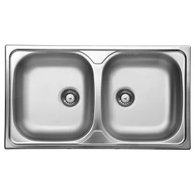   LIVINOX Classic 113 chiuvetă din inox cu două cuve 800x450 mm