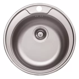   LIVINOX RONDO 145 natúr rozsdamentes acél mosogató, 480 mm, dobozos